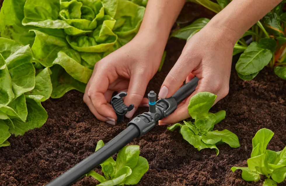 Gardena T-koppling med spridarfäste 13mm(1/2")