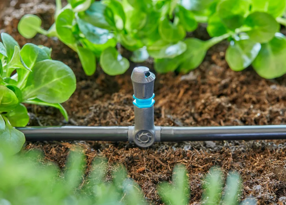 Gardena T-koppling m spridarfäste 4,6mm (3/16")