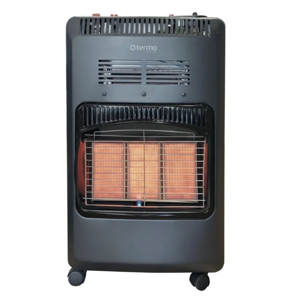 Gasolkamin Kompakt 4200W med fläkt