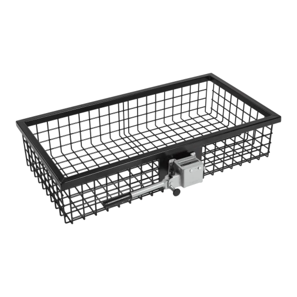 Gehetec Transportkorg Standard, extra djup, Varmförzinkad och pulverlackerad svart.