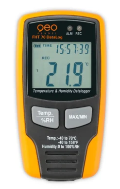 geo-FENNEL Datalogger FHT 70 t/temperatur och luftfuktighet