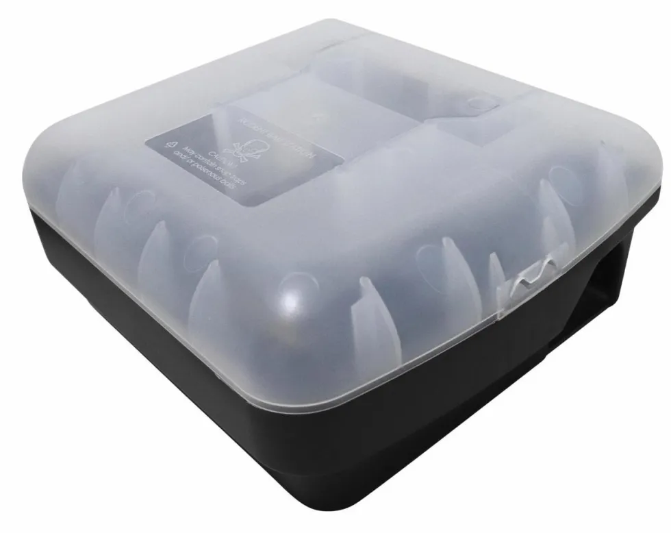 Green>it® råttlåda i plast med råttfälla 28×23,5×13 cm