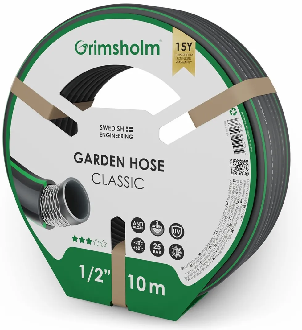 Grimsholm Classic 1/2" 10 m Vattenslang