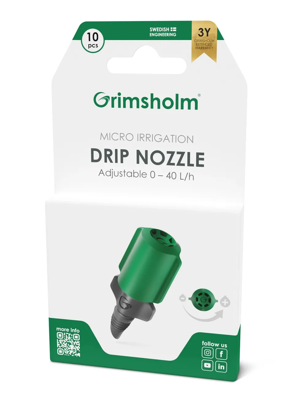 Grimsholm Justerbara Droppmunstycke