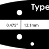 Grimsholm 18" 3/8" 1.6mm Premium Cut Motorsågssvärd