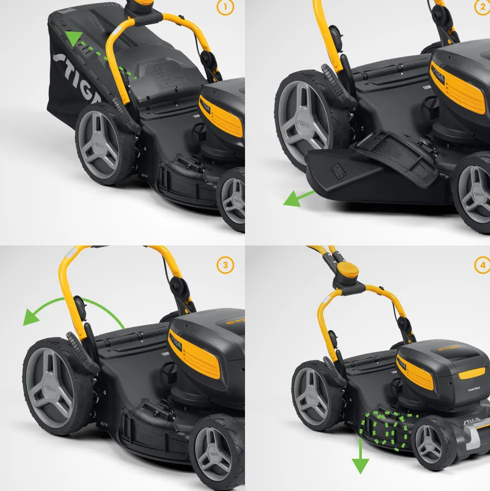 Gräsklippare Stiga Batteridriven 700-Serien Combi 753E