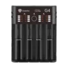 Guardio Batteriladdare, inkluderar 4 batterier