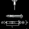 Gunnebo Fastening Mollyplugg/Metallexpander M5-52 50 pack