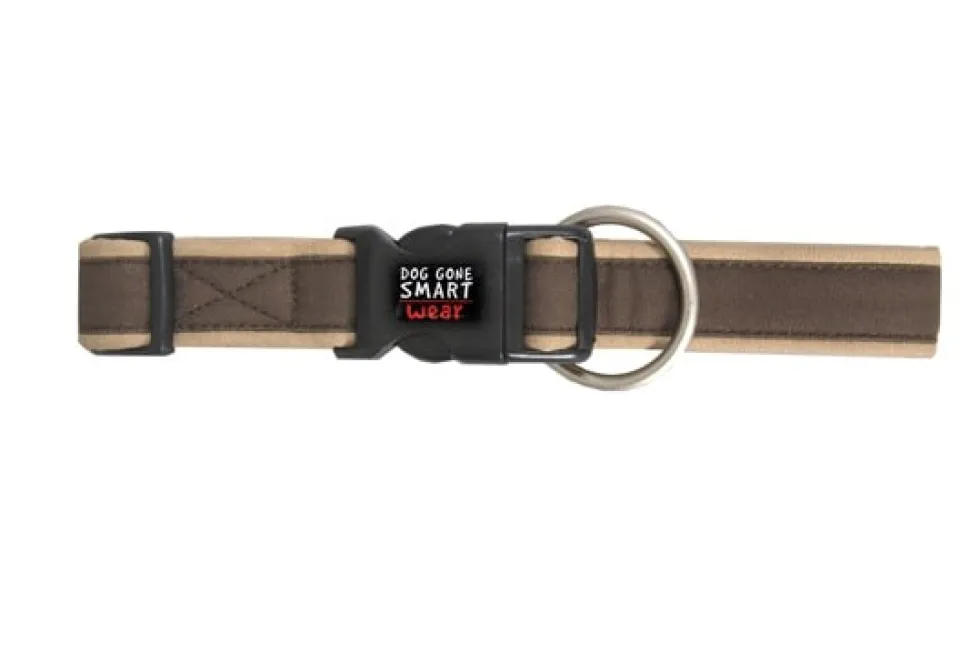 Halsband NANO Brun/Khaki 16/27,5-40 cm