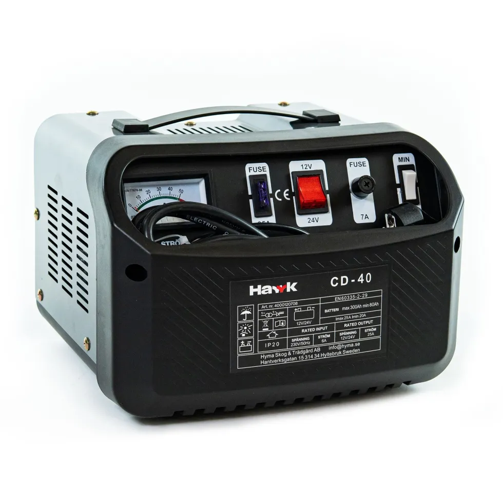 Hawk Batteriladdare CD-40 12/24V 25A