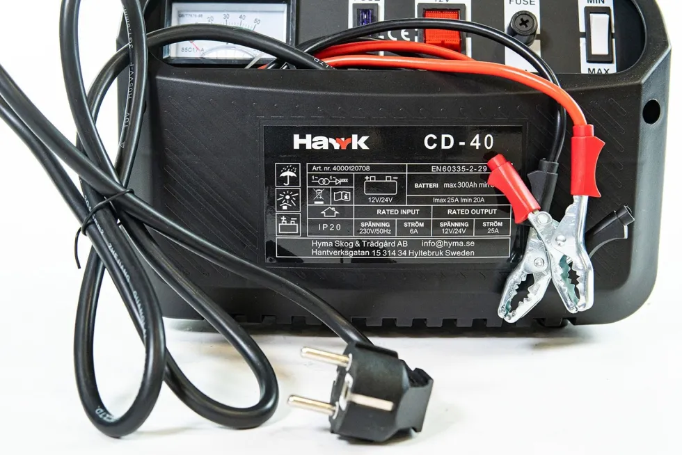 Hawk Batteriladdare CD-40 12/24V 25A