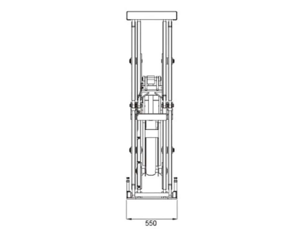 Hawk Billyft 3200 kg, saxlyft