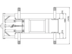 Hawk Billyft 2700 kg, saxlyft