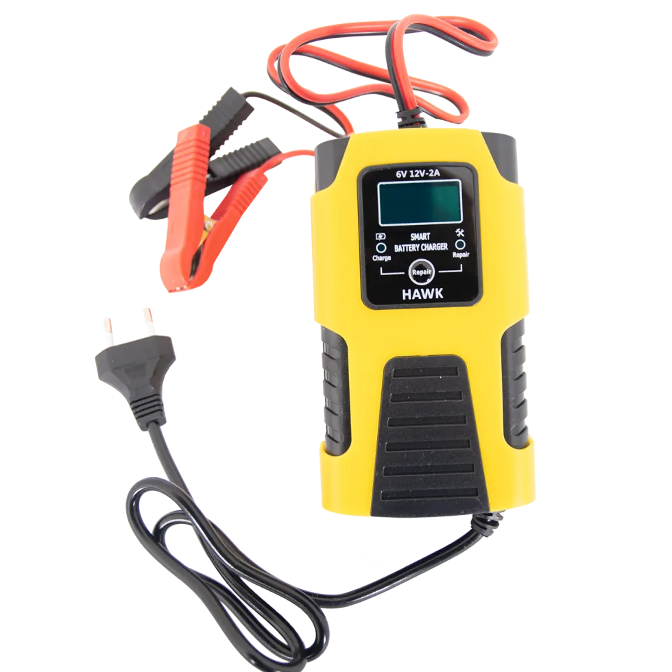 Hawk Blycellsladdare för både 6V & 12V batterier