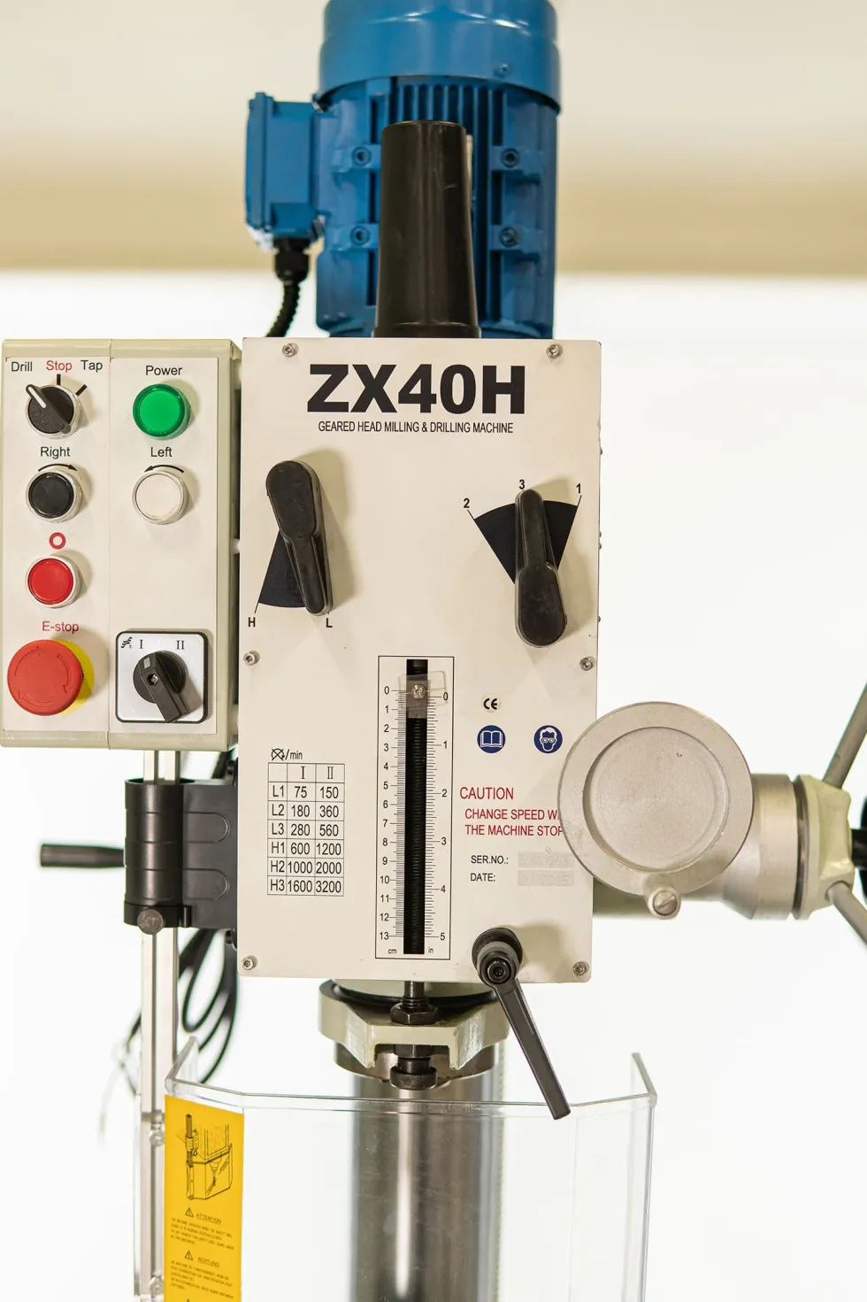 Hawk Pelarborrmaskin ZX40H med koordinatbord