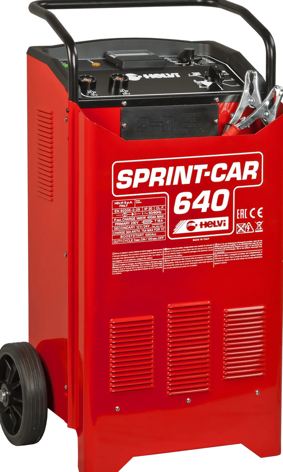 Helvi Batteriladdare/starthjälp Sprint Car 640 12/24V