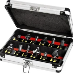 Hikoki Frässet hm 12delar 8mm alulåda
