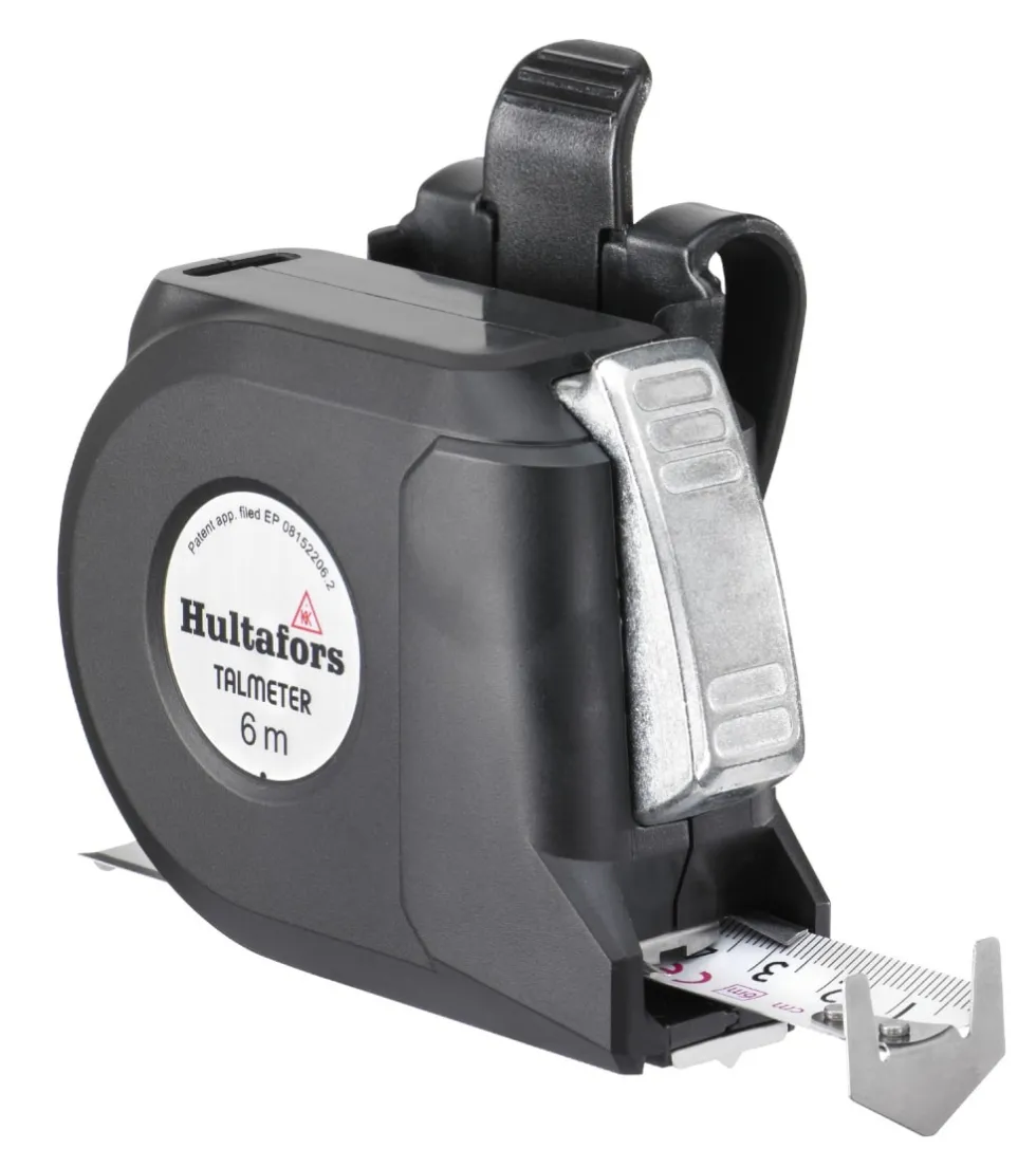 Hultafors Talmeter 6M, märkmätare, 6m x 25mm, mm/mm, klass 2