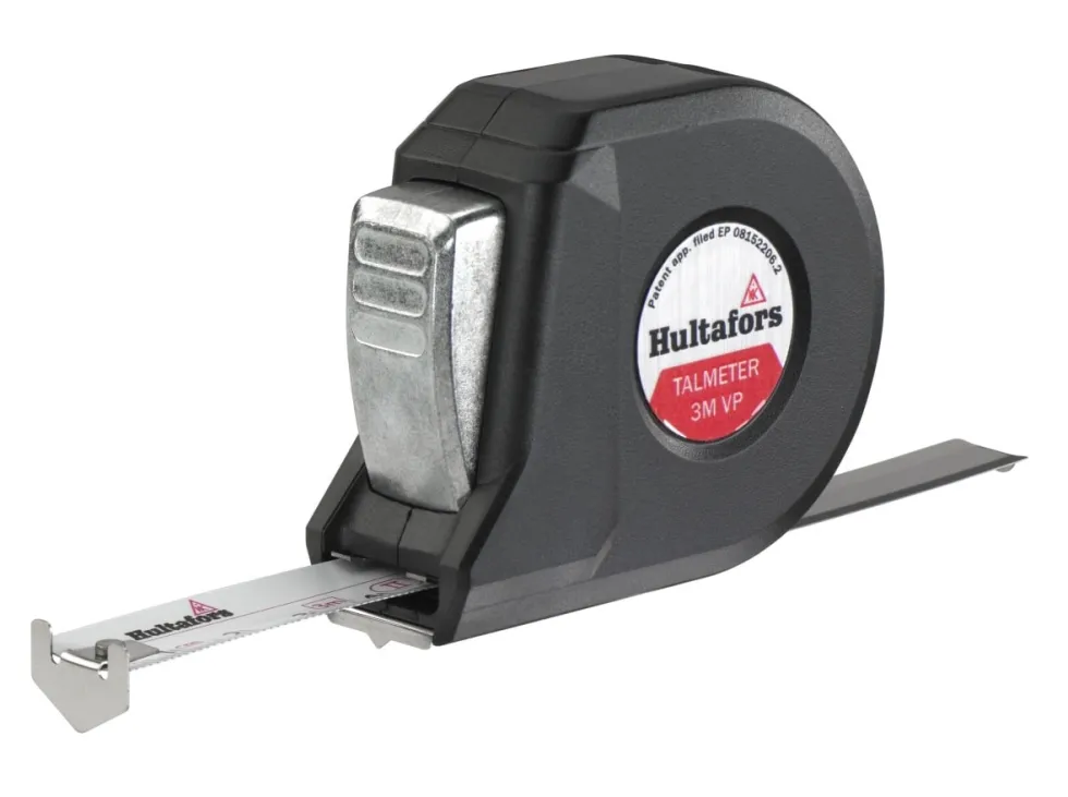 Hultafors Talmeter 3M VP, märkmätare 3m x 16mm, mm/diameter, klass 2