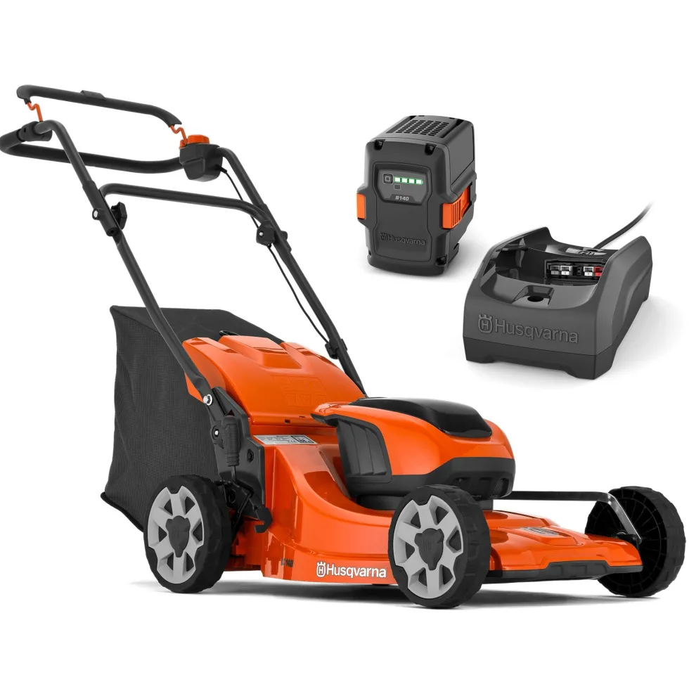 Husqvarna Gräsklippare Lc 142I med batteri och laddare