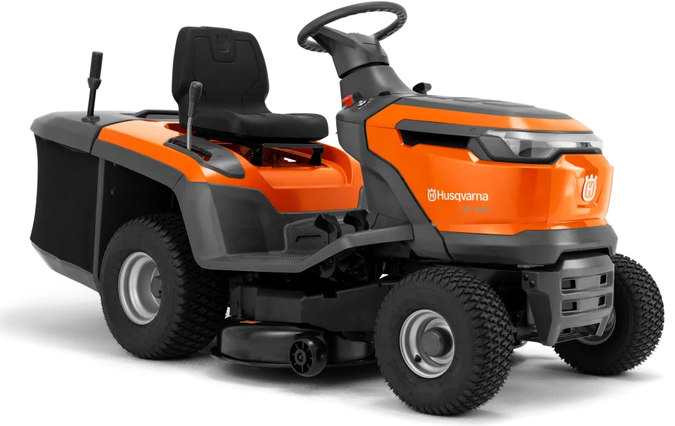 Husqvarna Trädgårdstraktor TC 114 med uppsamlare