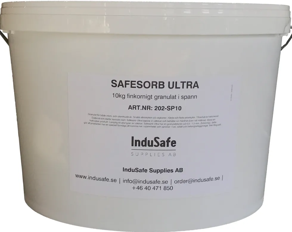Indusafe Indusafe Saneringsmedel Safesorb Hink
