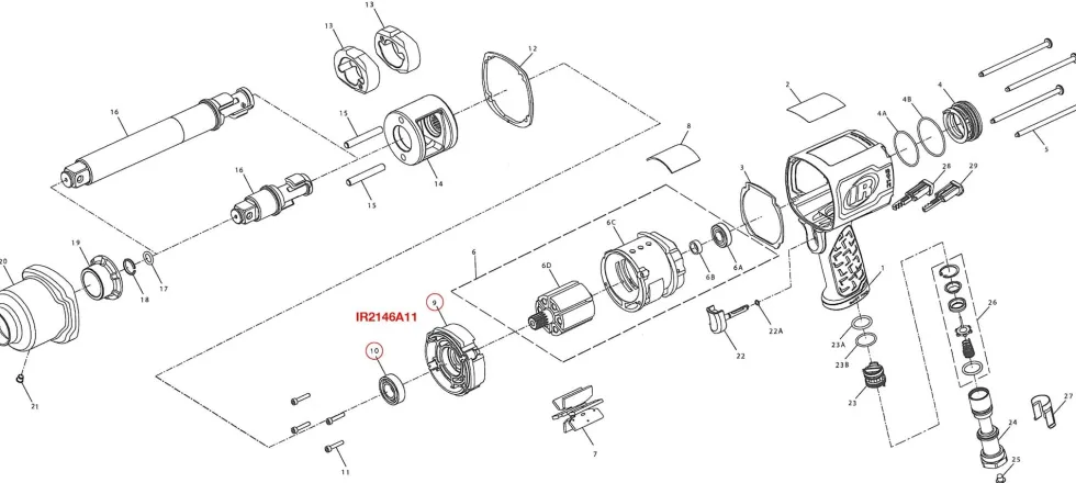 Ingersoll Rand Frontgavel 2146