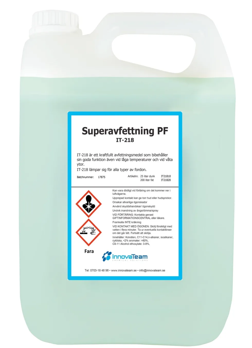 Innovateam Superavfettning Pf 5L