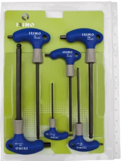Irimo Insexnyckel i sats 3-10mm med kula & T-handtag 6 delar
