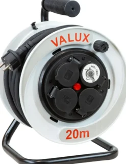 Kabelvinda 20M H07RN-F 3G2,5Mm IP44 Fast Centr 4-Uttag 1100/3600W