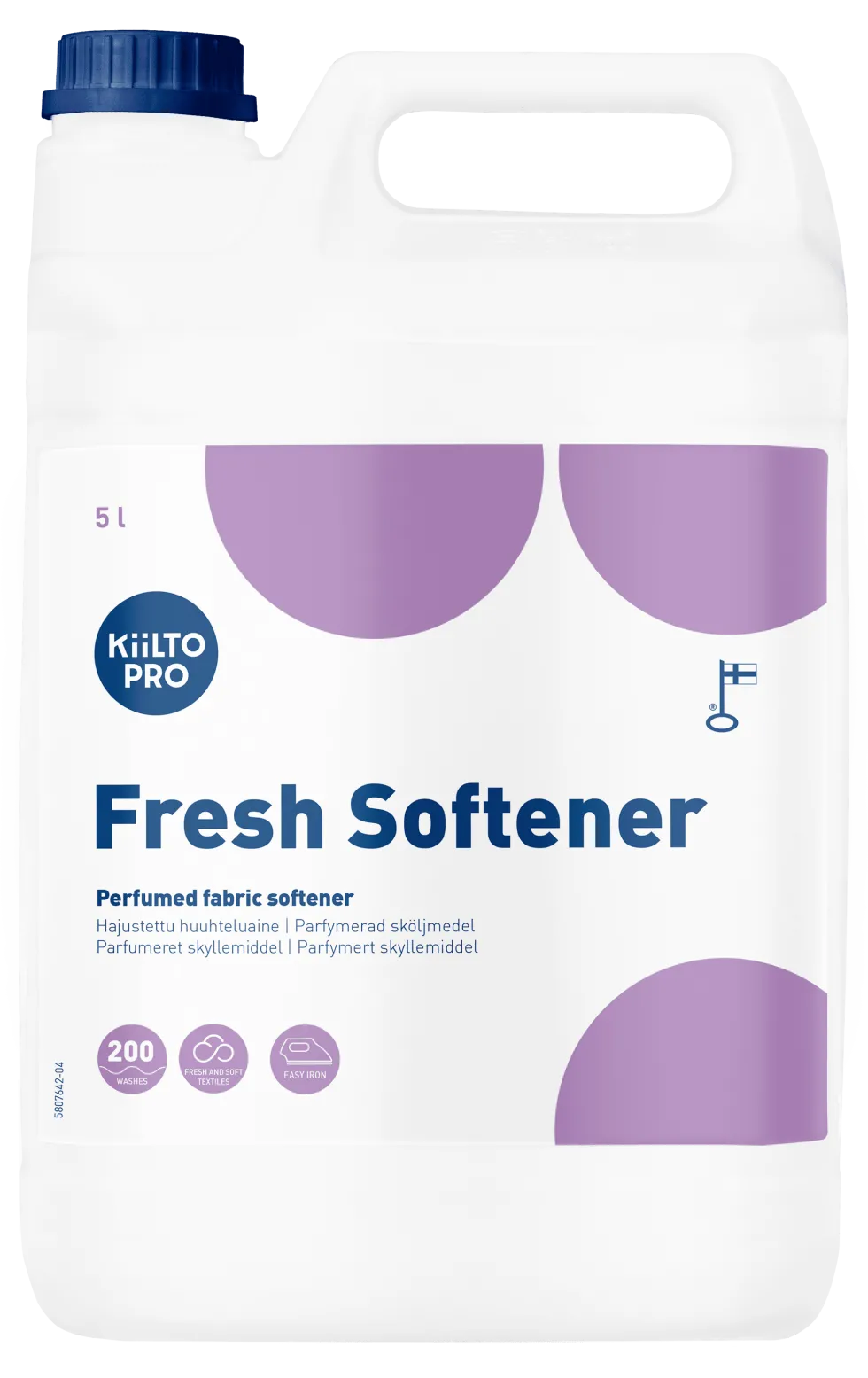 Kiilto Pro Fresh Softener Sköljmedel, parfymerat, 5 L