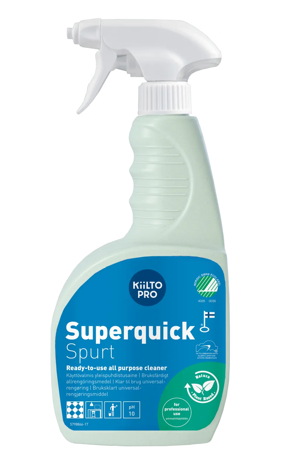 Kiilto Pro Superquick Spurt Multirengöringsmedel, 750 ml