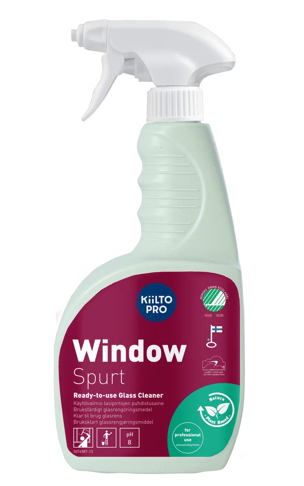 Kiilto Pro Window Spurt Fönsterrengöring, 750 ml