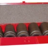King Tony Krafthylsor 1'' i sats 24-41mm 6-kant 8 delar, långa