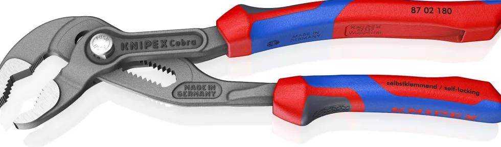 Knipex Cobra Hightech-vandpumpetang, grå atramenteret