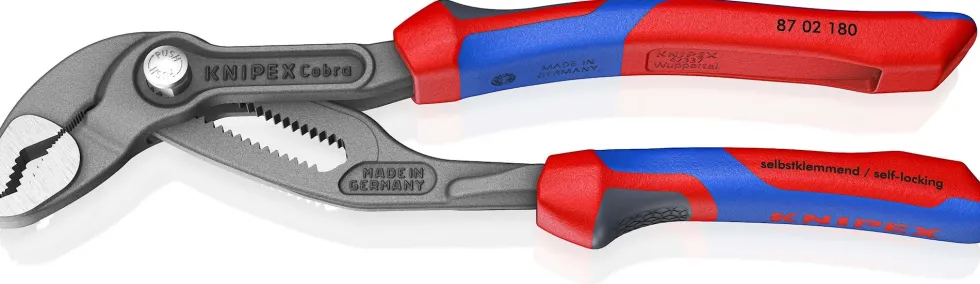Knipex Cobra Hightech-vandpumpetang, grå atramenteret