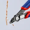 Knipex Elektronikavbitare 7841125 Super-Knips 125mm utan fasett, smalt huvud, trådklämma