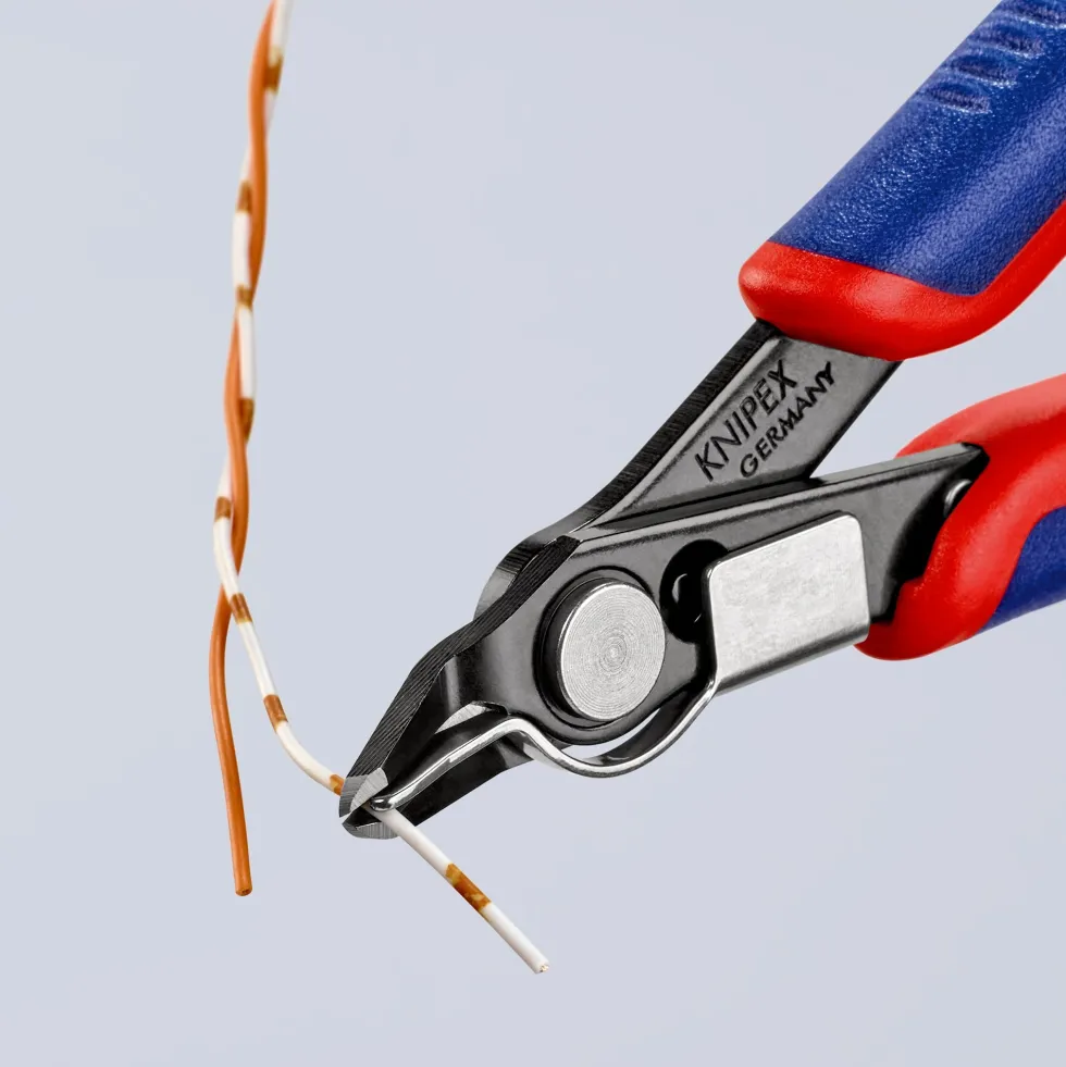 Knipex Elektronikavbitare 7841125 Super-Knips 125mm utan fasett, smalt huvud, trådklämma