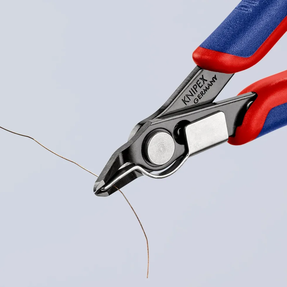 Knipex Elektronikavbitare 7841125 Super-Knips 125mm utan fasett, smalt huvud, trådklämma