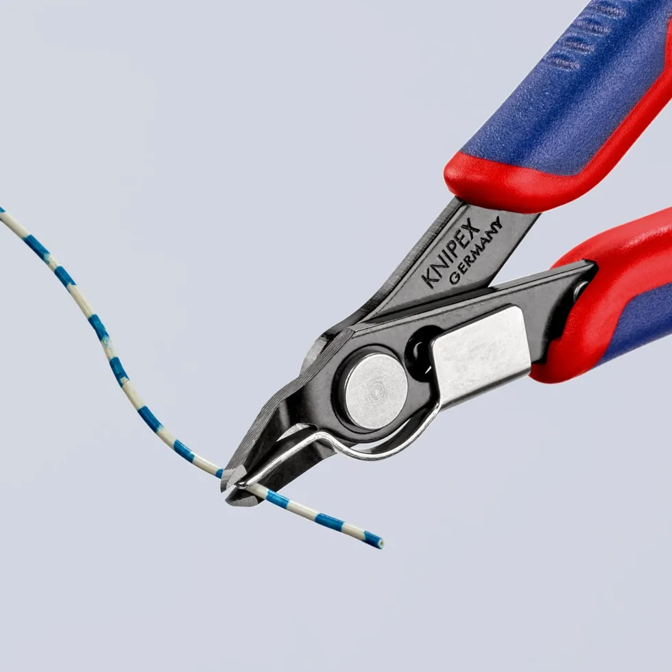 Knipex Elektronikavbitare 7841125 Super-Knips 125mm utan fasett, smalt huvud, trådklämma