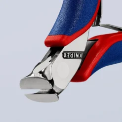Knipex elektronik-forbidetang med flerkomponent greb 115 mm