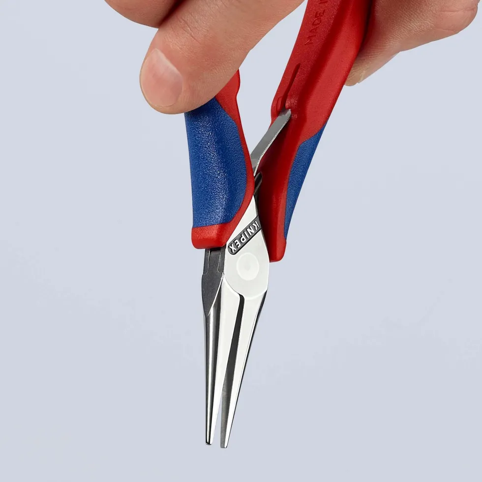 Knipex Elektroniktång 3562145 145mm, flata, runda, långa käftar, slät gripyta