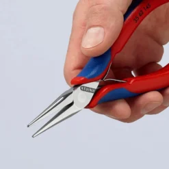Knipex Elektroniktång 3562145 145mm, flata, runda, långa käftar, slät gripyta