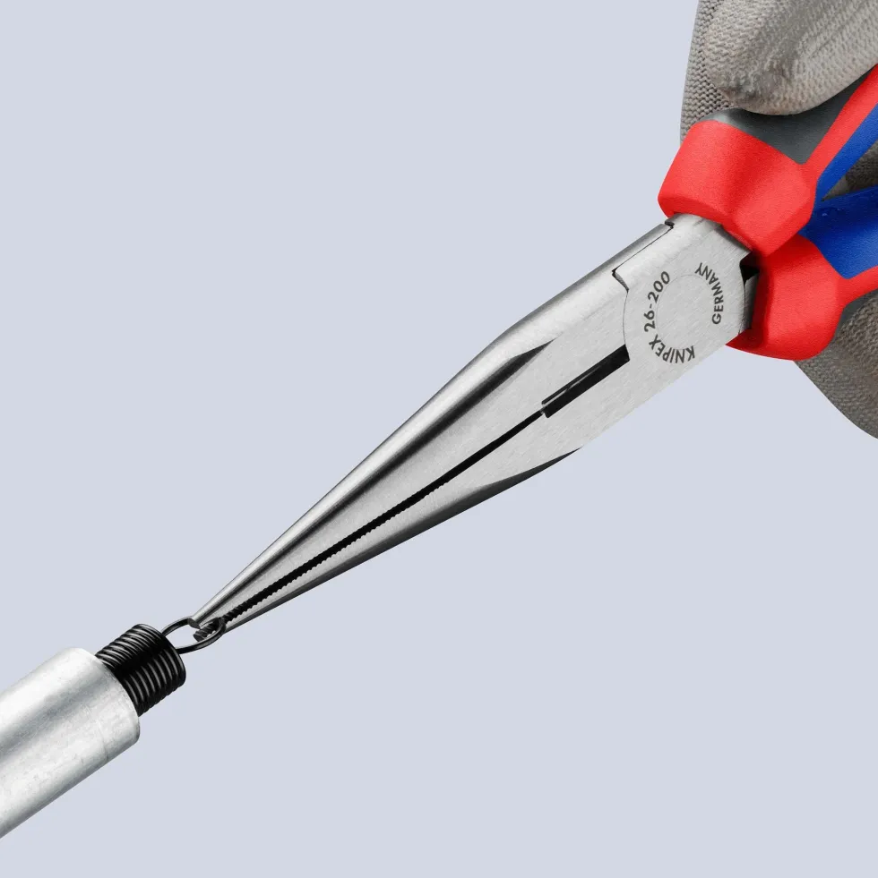 Knipex Flacktång, spetsig med långa käftar