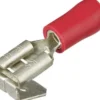 Knipex Flatstifthylsa röd delisolerad, 6,3x0,8mm, 0,5-1,0mm², 100-pack, 9799090