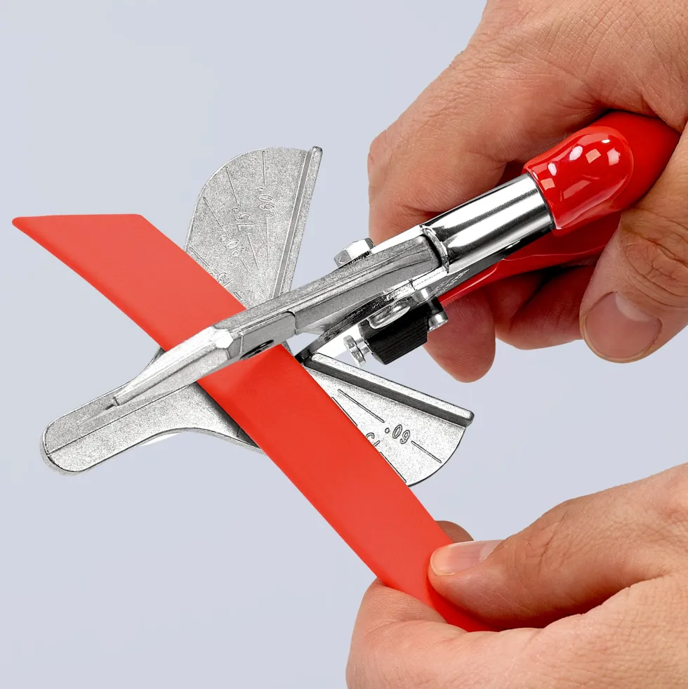 Knipex Geringsax i specialverktygsstål, för plast- & gummiprofiler
