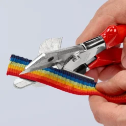 Knipex Geringsax i specialverktygsstål, för plast- & gummiprofiler