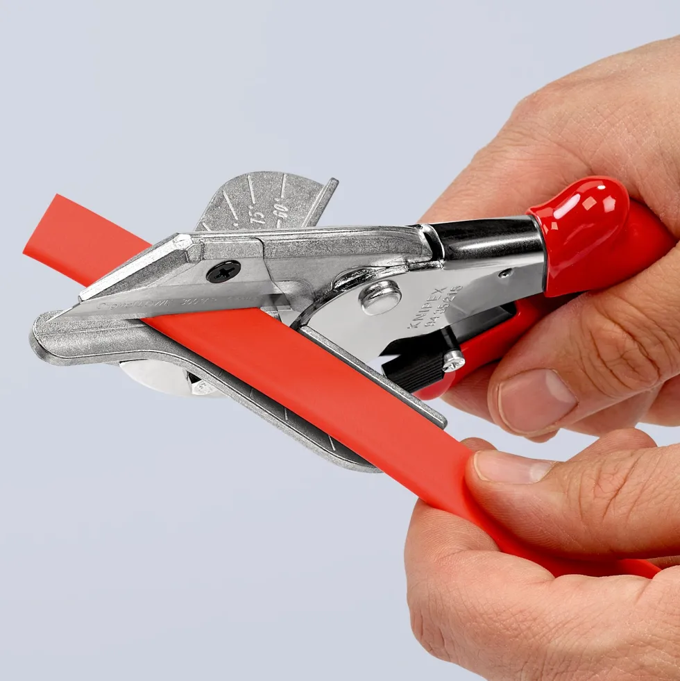 Knipex Geringsax i specialverktygsstål, för plast- & gummiprofiler