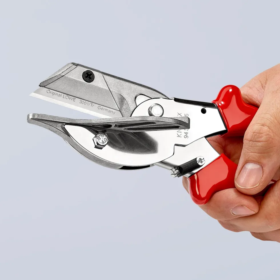 Knipex Geringsax i specialverktygsstål, för plast- & gummiprofiler