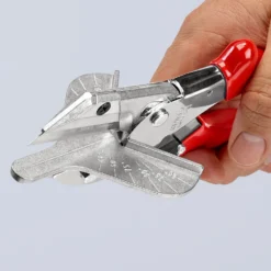 Knipex Geringsax i specialverktygsstål, för plast- & gummiprofiler